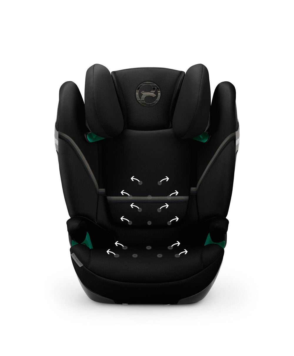 Cybex Baby Car Seats Cybex Solution S2 I-FIX Car Seat - Moon Black