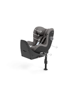 Cybex Baby-Toddler Car Seats CYBEX Sirona T i-Size 360° Rotating Toddler Car Seat - Mirage Grey
