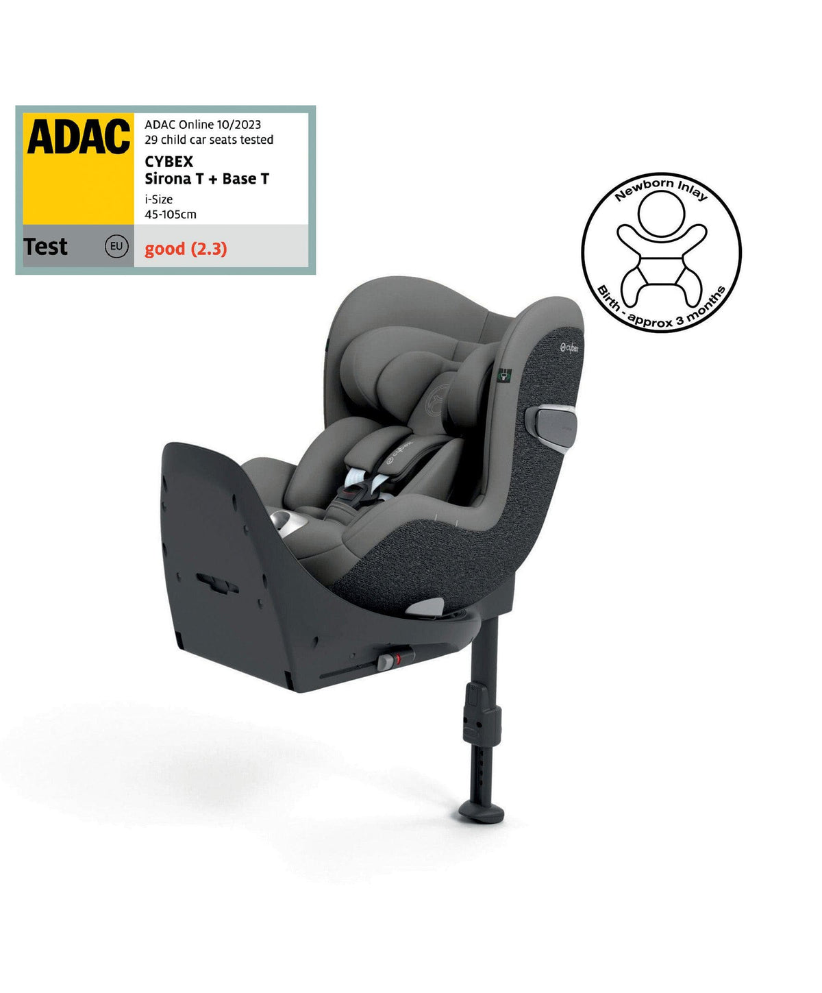 cybex sirona crash test CYBEX Sirona T i-Size 360° Rotating Toddler Car Seat