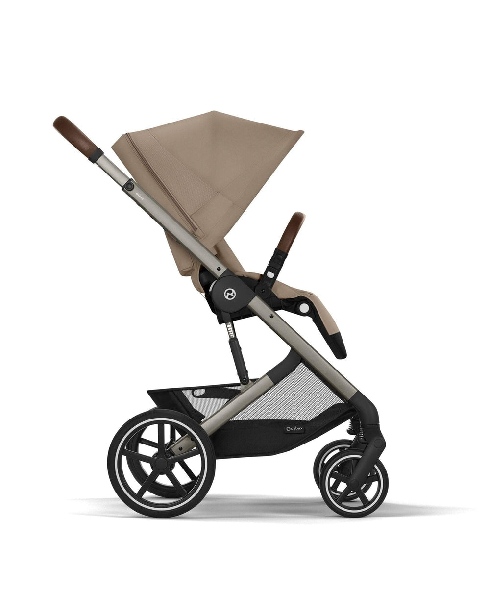 Cybex Cybex Balios Bundle with Cybex Cloud T i-Size Rotating Baby Car Seat &amp; Rotating Base (7 Pieces) -Almond Beige