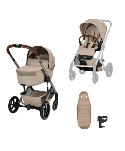 Cybex Cybex Balios Essential Pushchair Bundle - Almond Beige