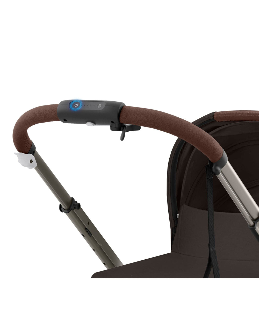 Cybex Cybex e-Gazelle S Electric Single to Double Pushchair - Chocolate Brown