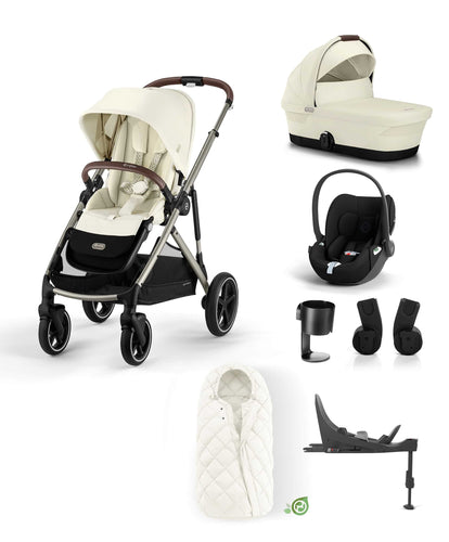 Cybex Cybex Gazelle S Pushchair Bundle (7piece) - Seashell Beige