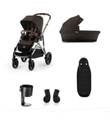 Cybex Cybex Gazelle S Pushchair & Carrycot Bundle (5 Pieces) - Chocolate Brown