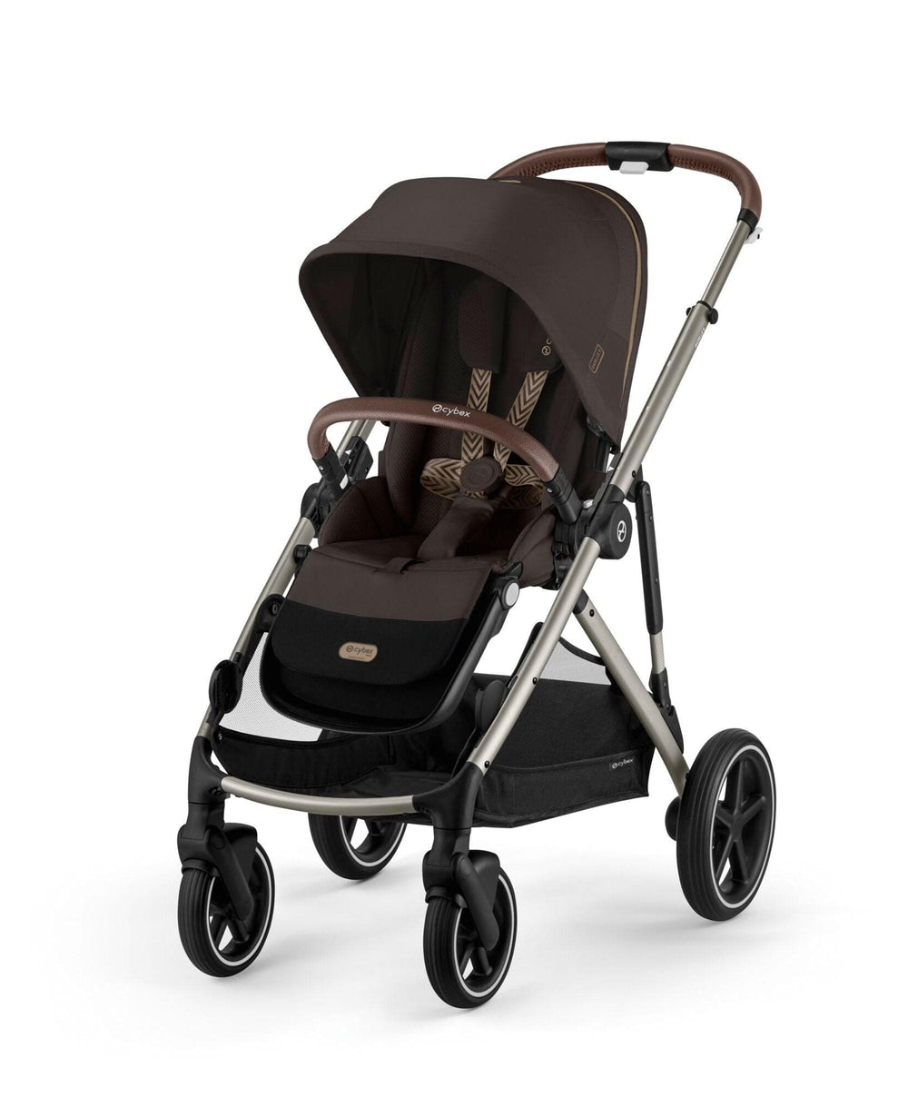 Cybex Cybex Gazelle S Twin Pushchair Bundle (12 Pieces) - Chocolate Brown