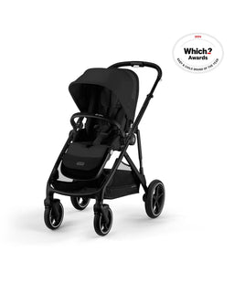 Cybex Cybex Gazelle S Twin Pushchair Bundle (12 Pieces) - Moon Black