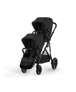 Cybex Cybex Gazelle S Twin Pushchair Bundle (12 Pieces) - Moon Black