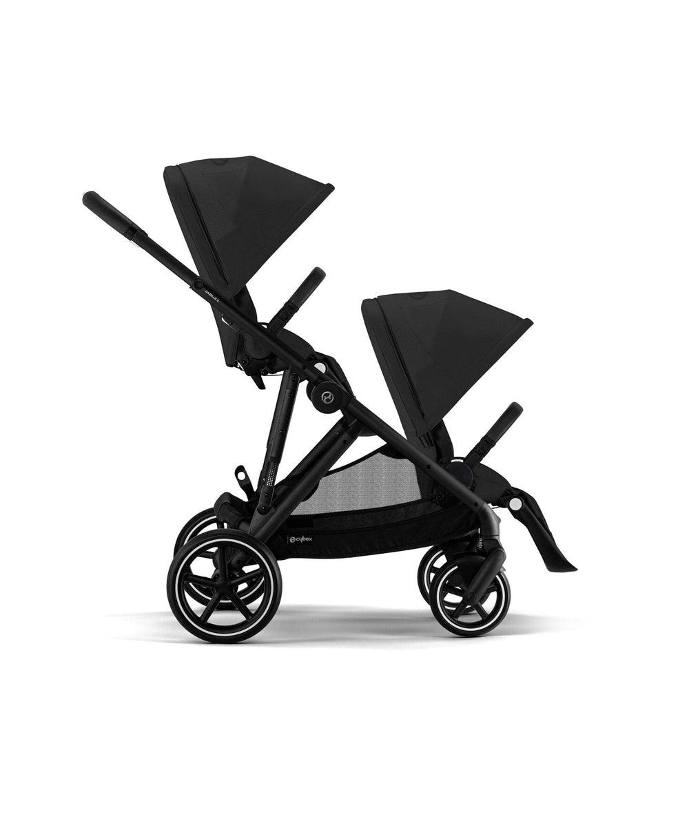 Cybex Cybex Gazelle S Twin Pushchair Bundle (12 Pieces) - Moon Black
