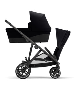 Cybex Cybex Gazelle S Twin Pushchair Bundle (12 Pieces) - Moon Black