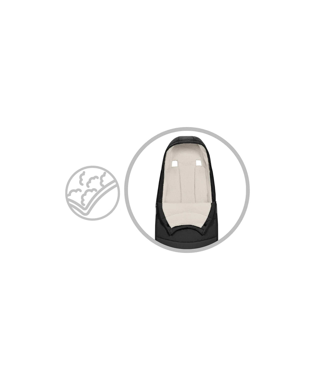 Cybex Cybex Platinum Footmuff - Sepia Black