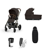 Cybex Pushchairs Cybex Balios S Lux Pushchair Bundle (5 Pieces) - Chocolate Brown