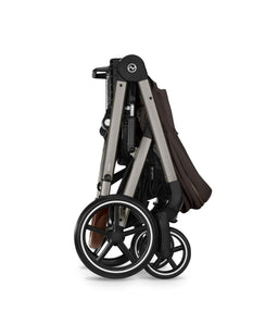 Cybex Pushchairs Cybex Balios S Lux Pushchair Bundle With Cybex Cloud T i-Size + Baby Car Seat & Base (7 Pieces) - Chocolate Brown