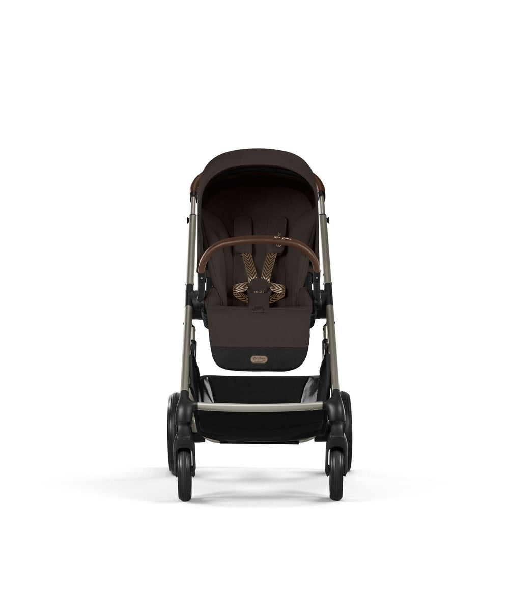 Cybex Pushchairs Cybex Balios S Lux Pushchair Bundle With Cybex Cloud T i-Size + Baby Car Seat &amp; Base (7 Pieces) - Chocolate Brown