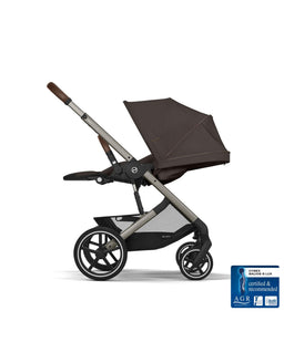 Cybex Pushchairs Cybex Balios S Lux Pushchair Bundle With Cybex Cloud T i-Size Rotating Baby Car Seat & Base (7 Pieces) - Chocolate Brown