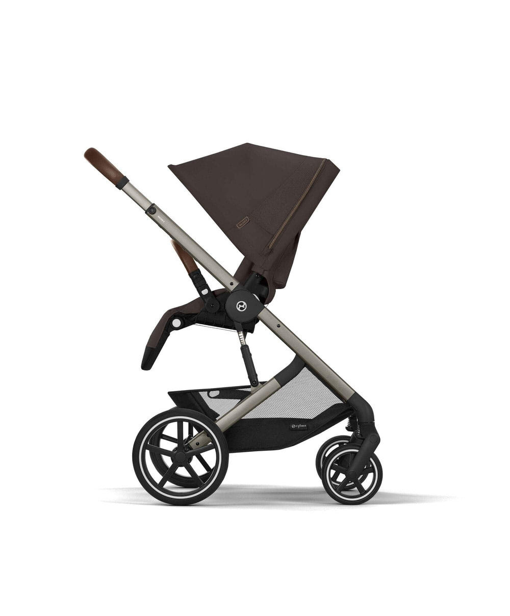 Cybex Pushchairs Cybex Balios S Lux Pushchair Bundle With Cybex Cloud T i-Size Rotating Baby Car Seat &amp; Base (7 Pieces) - Chocolate Brown