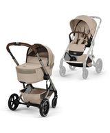 Cybex Pushchairs Cybex Balios S Lux Pushchair & Folding Carrycot - Almond Beige