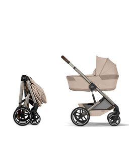 Cybex Pushchairs Cybex Balios S Lux Pushchair & Folding Carrycot - Almond Beige
