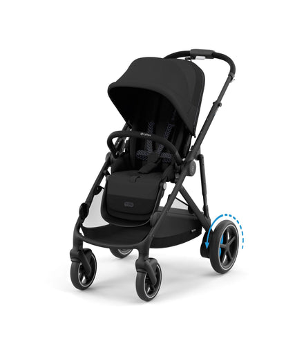 Cybex Pushchairs Cybex e-Gazelle S Electric Single to Double Pushchair - Black