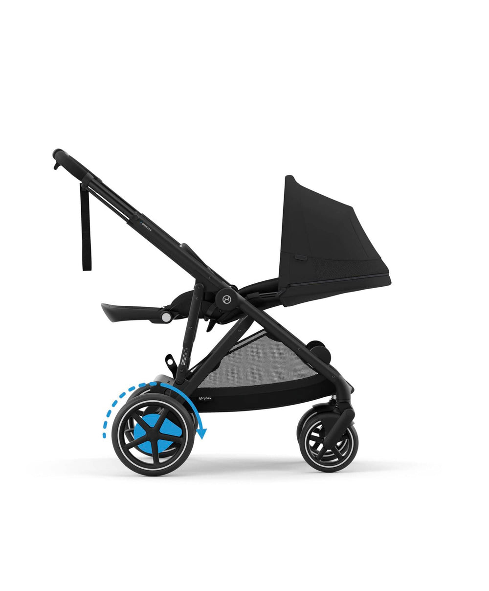 Cybex Pushchairs Cybex e-Gazelle S Electric Single to Double Pushchair - Black