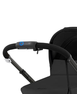 Cybex Pushchairs Cybex e-Gazelle S Electric Single to Double Pushchair Bundle (5 Pieces) – Black