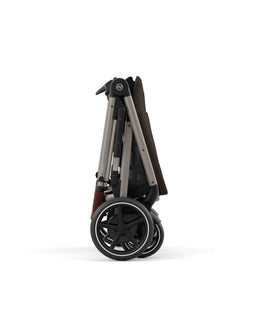 Cybex Pushchairs Cybex e-Gazelle S Electric Single to Double Pushchair Bundle (5 Pieces) - Chocolate Brown