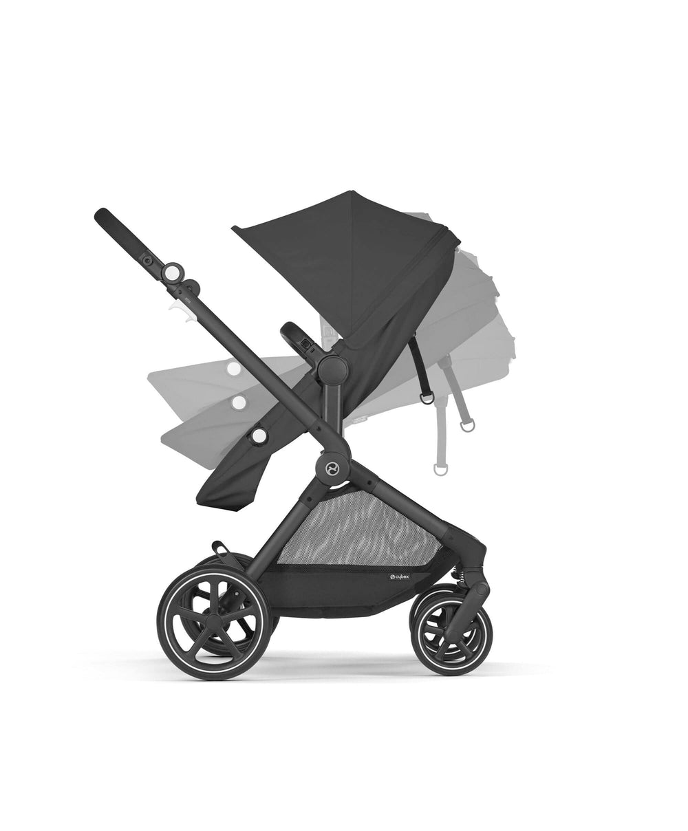 Cybex Pushchairs Cybex EOS Lux Pushchair Bundle - Moon Black