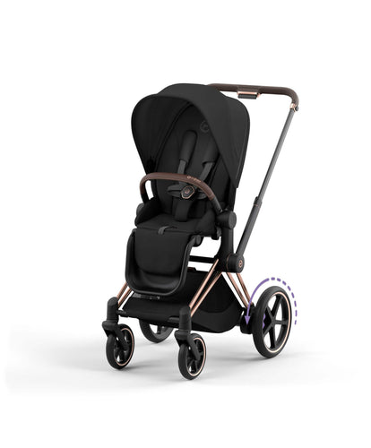 Cybex Pushchairs Cybex ePriam Pushchair - Rose Gold/Sepia Black