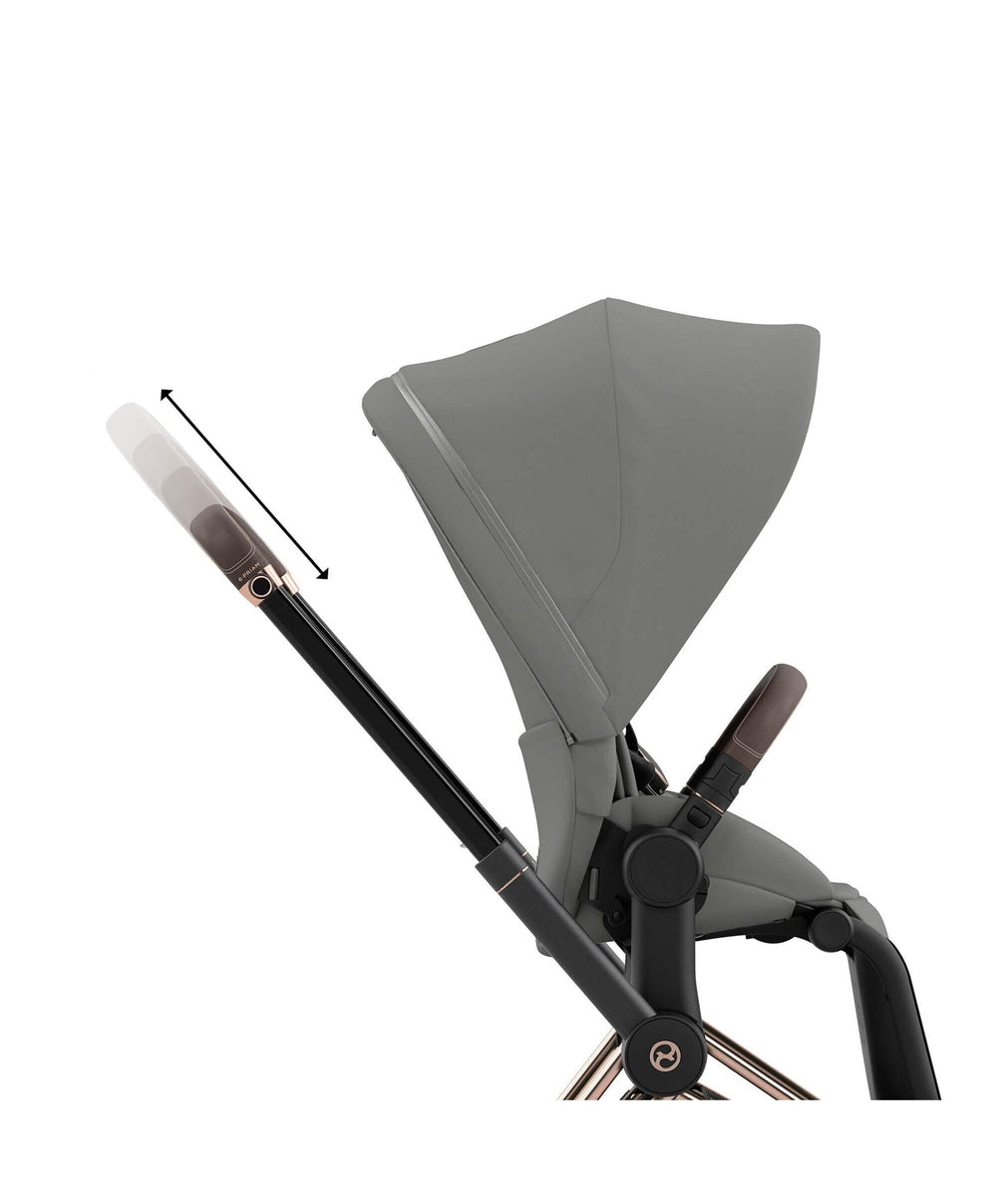 Cybex Pushchairs Cybex ePriam Pushchair - Rose Gold/Sepia Black