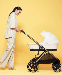 Cybex Pushchairs Cybex Gazelle S Pushchair Bundle with Cloud T i-Size Baby Car Seat & Base (7 Pieces) - Almond Beige