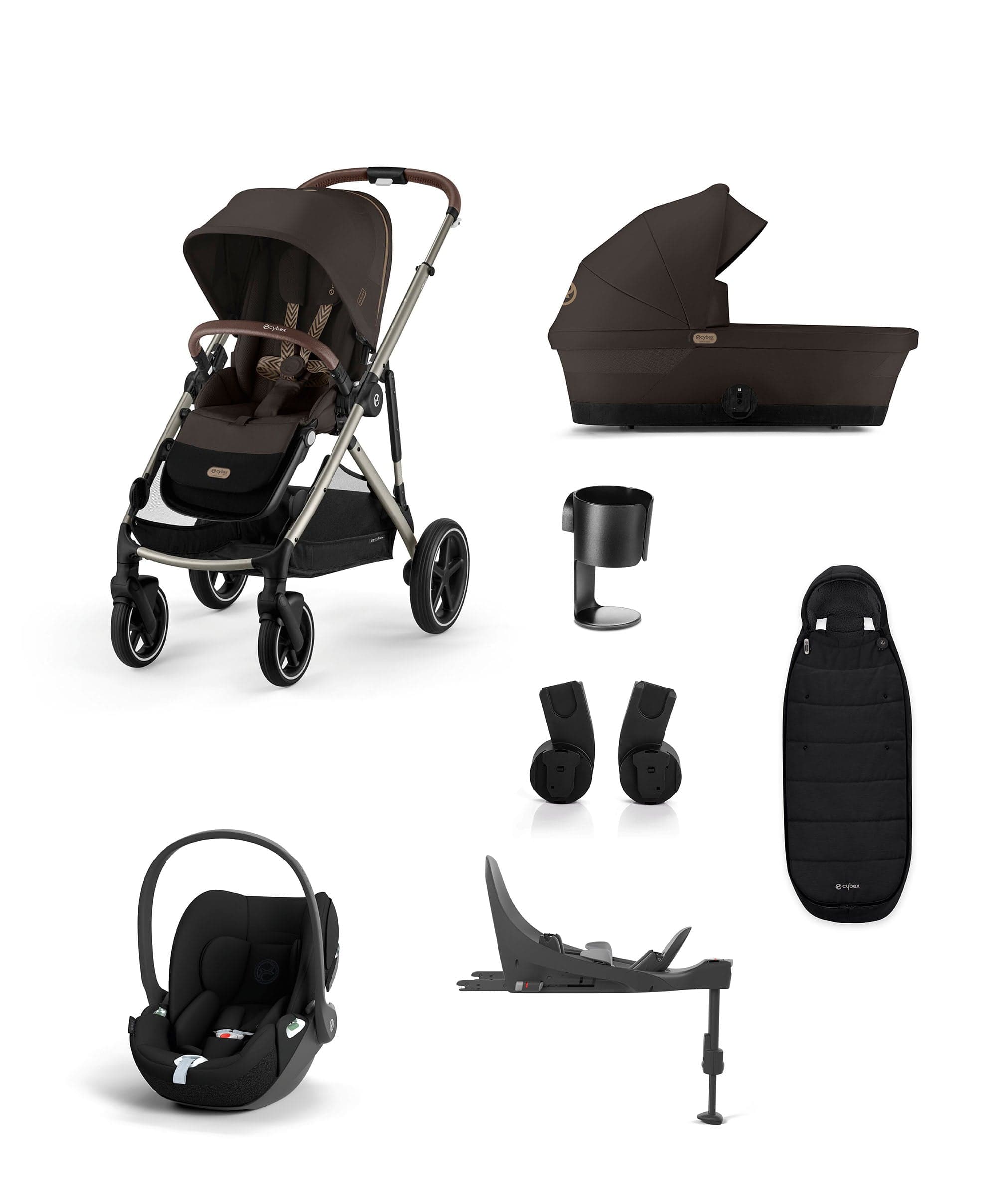 Cybex Gazelle S Pushchair Bundle with Cloud T i-Size Baby Car Seat
