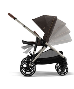 Cybex Pushchairs Cybex Gazelle S Pushchair Bundle with Cybex Aton B2 i-Size Car Seat & Base (6 Pieces) – Chocolate Brown