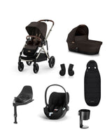 Cybex Pushchairs Cybex Gazelle S Pushchair Bundle With Cybex Cloud T i-Size + Baby Car Seat & Base (7 Pieces)  - Chocolate Brown