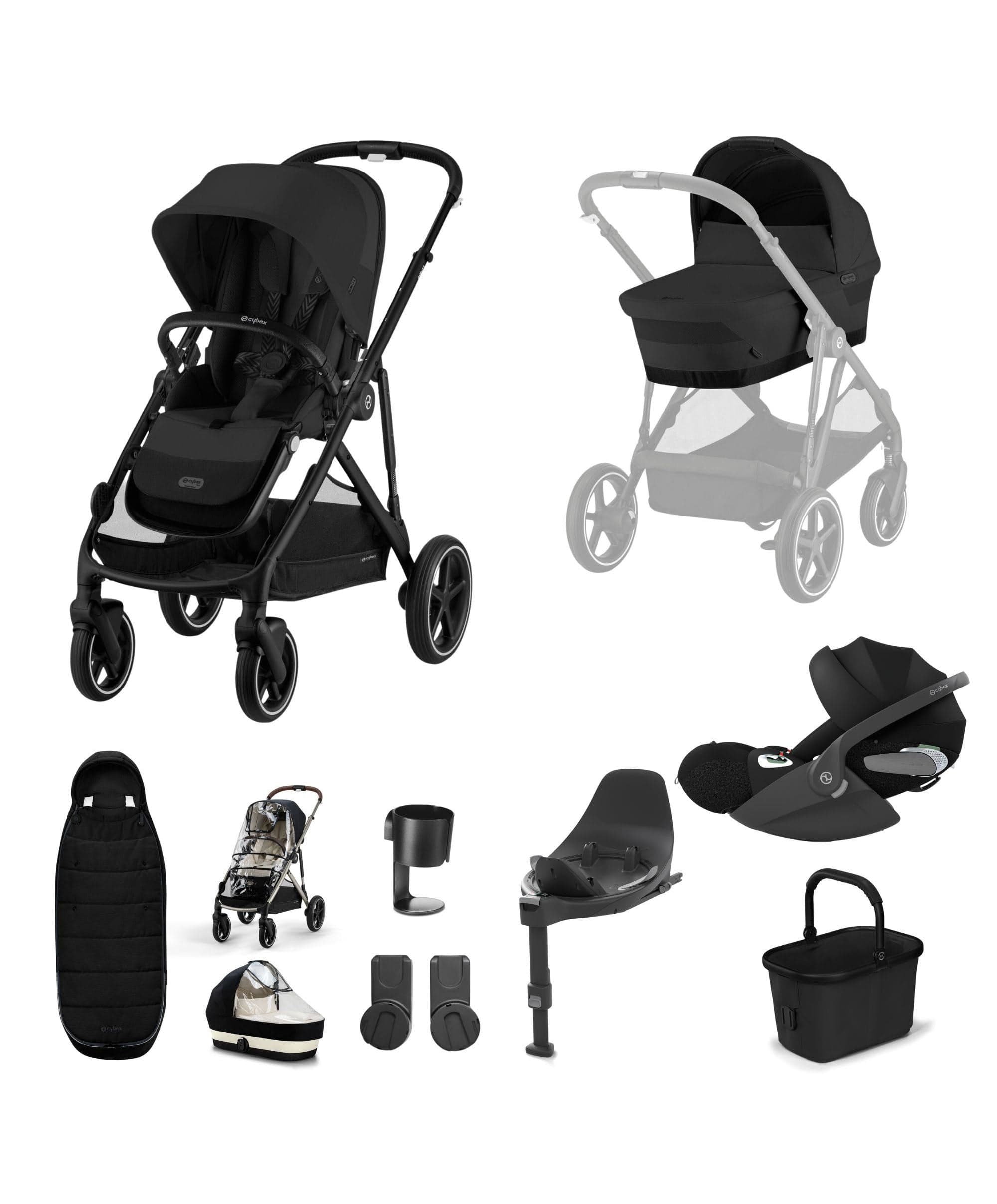 Cybex Gazelle S Pushchair Bundle with Cybex Cloud T i-Size