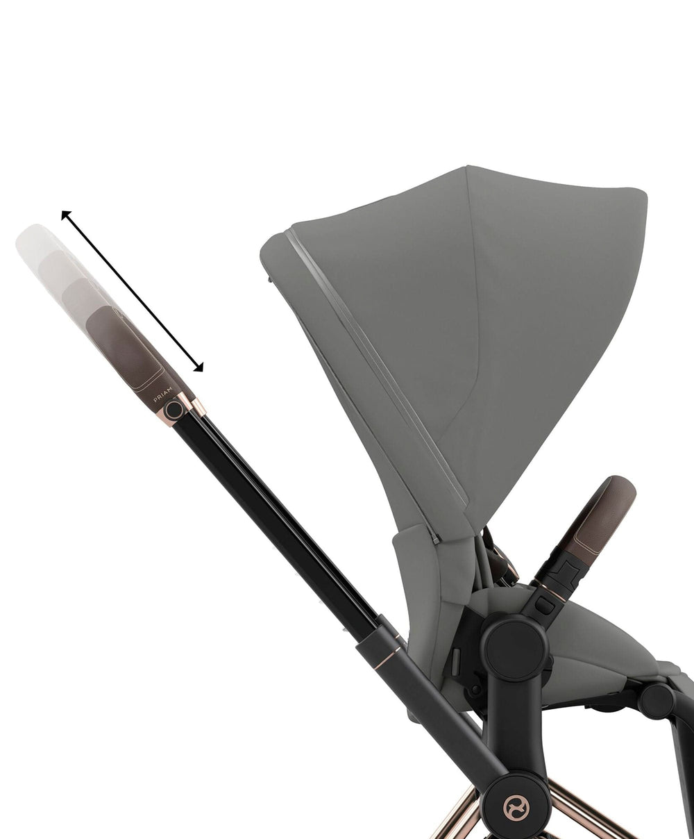 Cybex Pushchairs Cybex Priam Pushchair (2 Pieces) - Rose Gold/Sepia Black