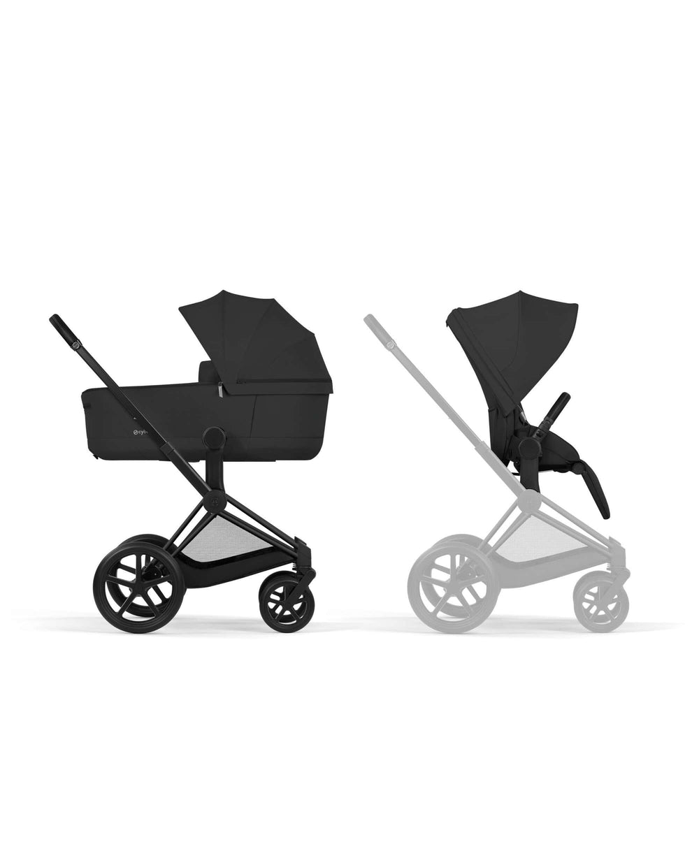 Cybex Pushchairs Cybex Priam Pushchair Bundle with Cybex Cloud T i-Size &amp; Sirona T i-Size Car Seat - Sepia Black