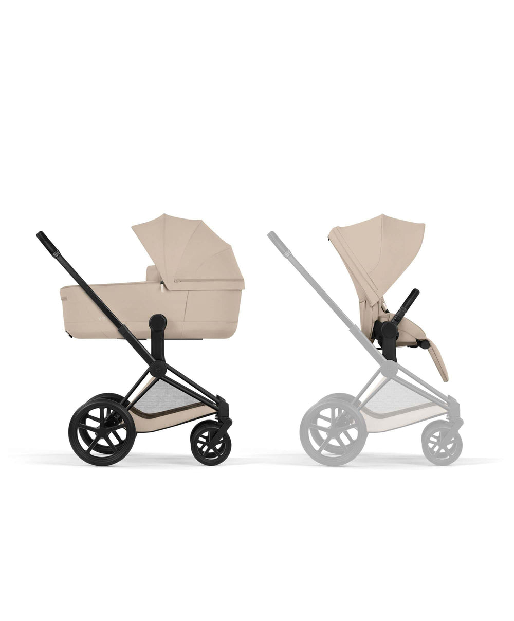 Cybex Pushchairs Cybex PRIAM Pushchair &amp; Carry Cot - Cozy Beige