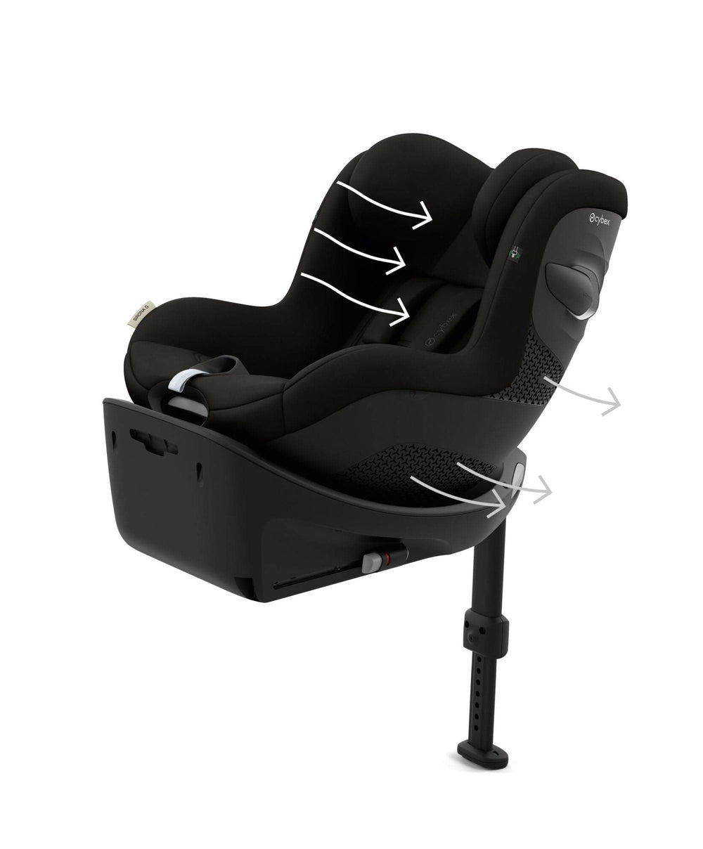 Cybex Toddler Car Seats Cybex Sirona G i-Size 360° Rotating Car Seat - Magic Black