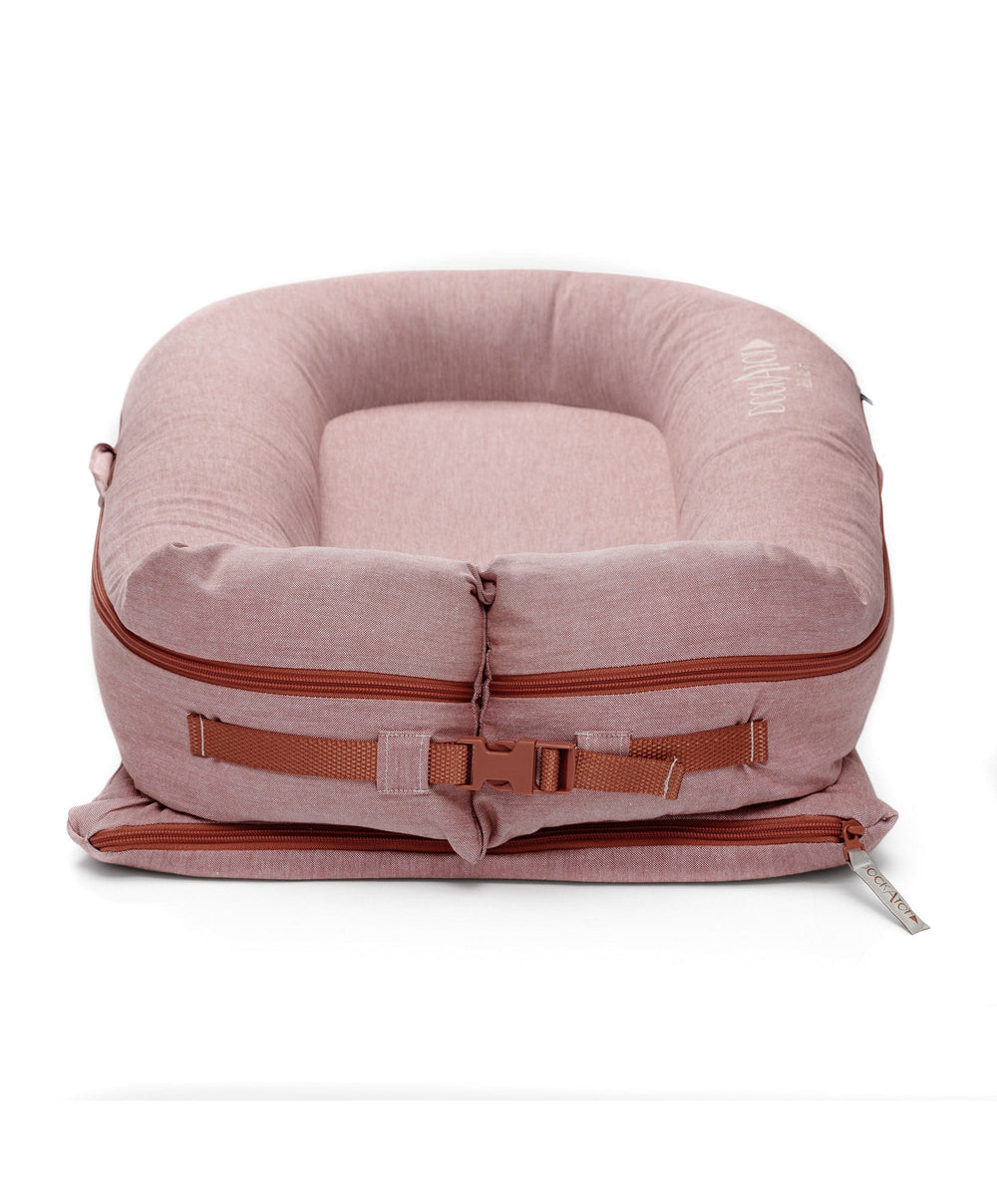 Dockatot Baby Nests Dockatot Deluxe Dock - Ginger Chambray