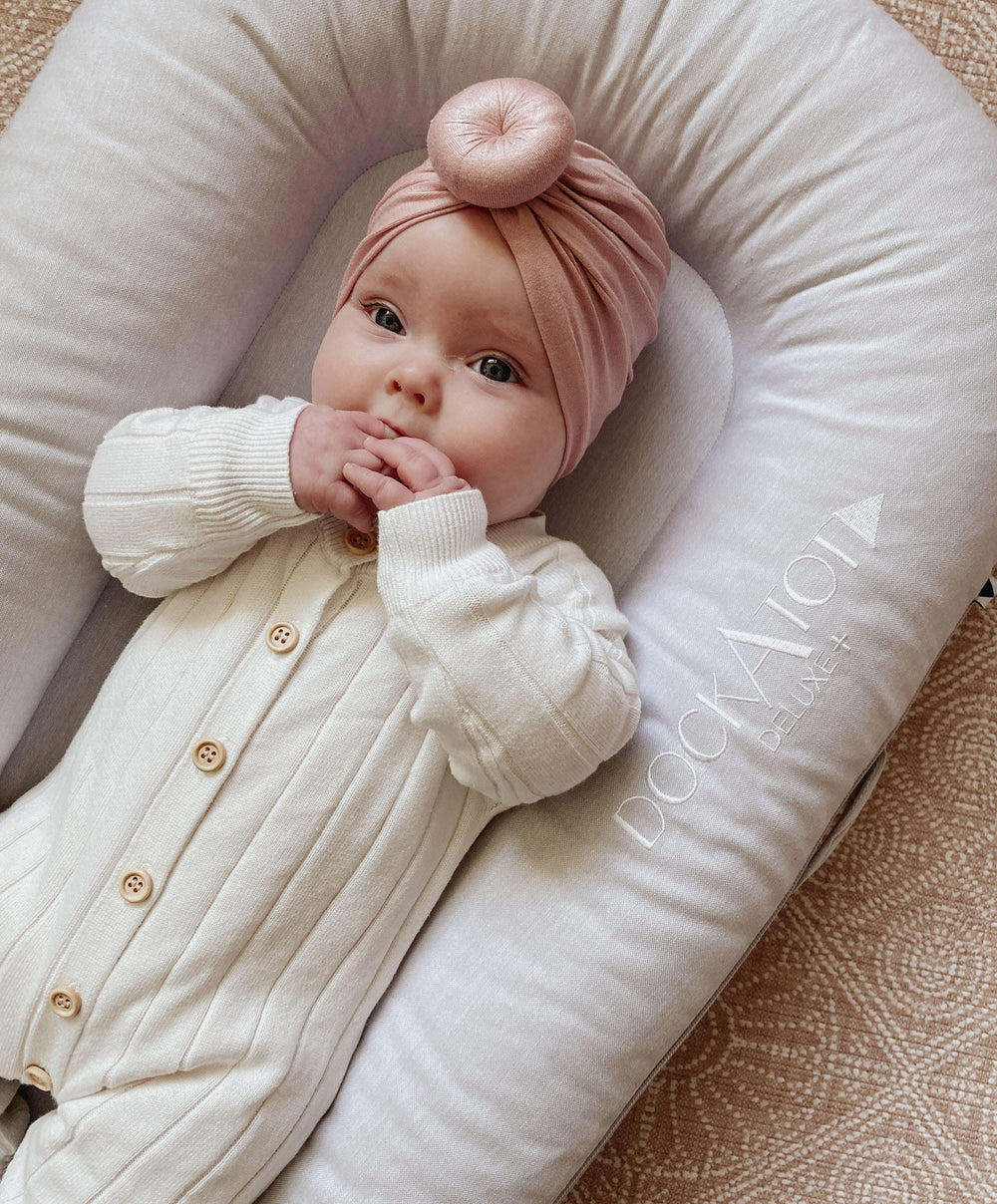 Dockatot Baby Nests DockATot Deluxe+ Fog Grey Chambray