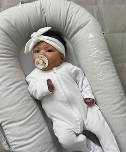 Dockatot Baby Nests DockATot Deluxe+ Fog Grey Chambray