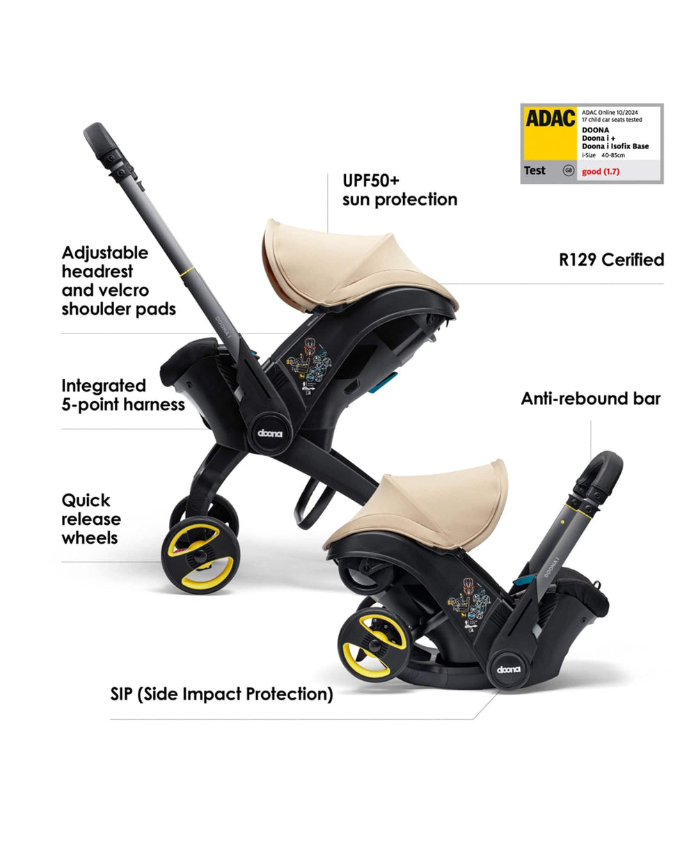 Doona Baby Car Seats Doona i Car Seat &amp; Stroller - Sahara Sand