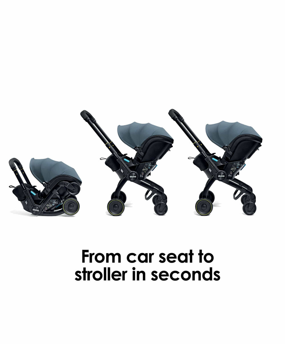 Doona Baby Car Seats Doona X Car Seat &amp; Stroller Dusty Sage with ISOFIX Base - Ocean Blue