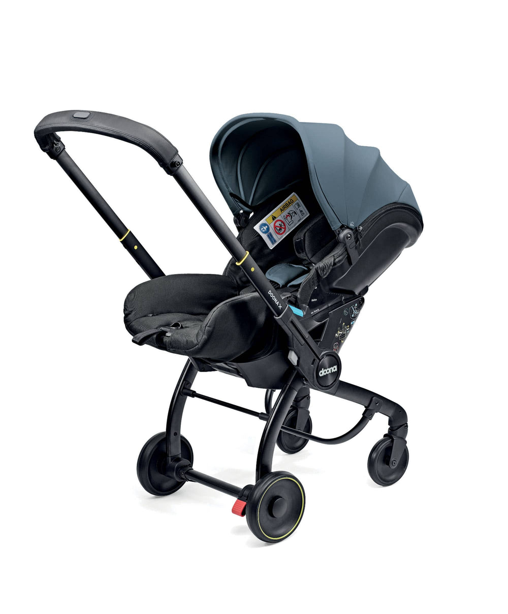Doona Baby Car Seats Doona X Car Seat &amp; Stroller Dusty Sage with ISOFIX Base - Ocean Blue