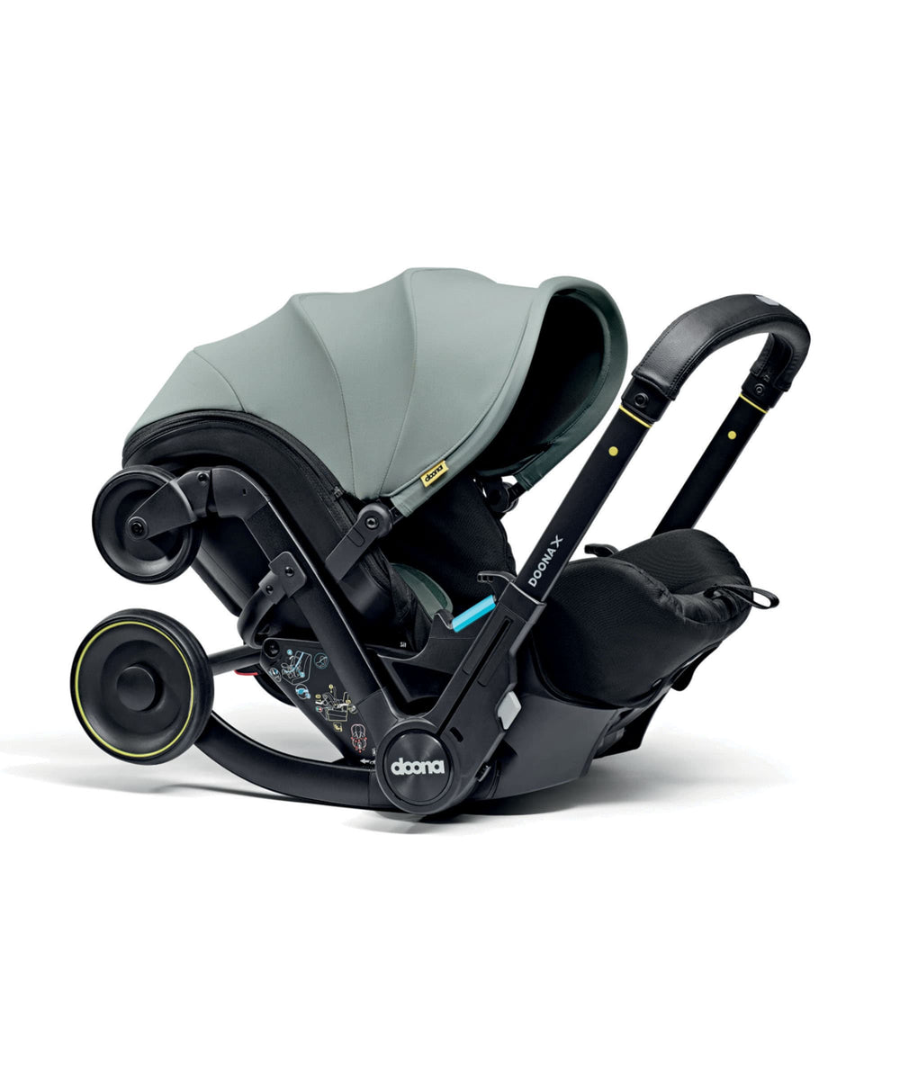 Doona Baby Car Seats Doona X Car Seat &amp; Stroller Dusty Sage with ISOFIX Base - Slate Green