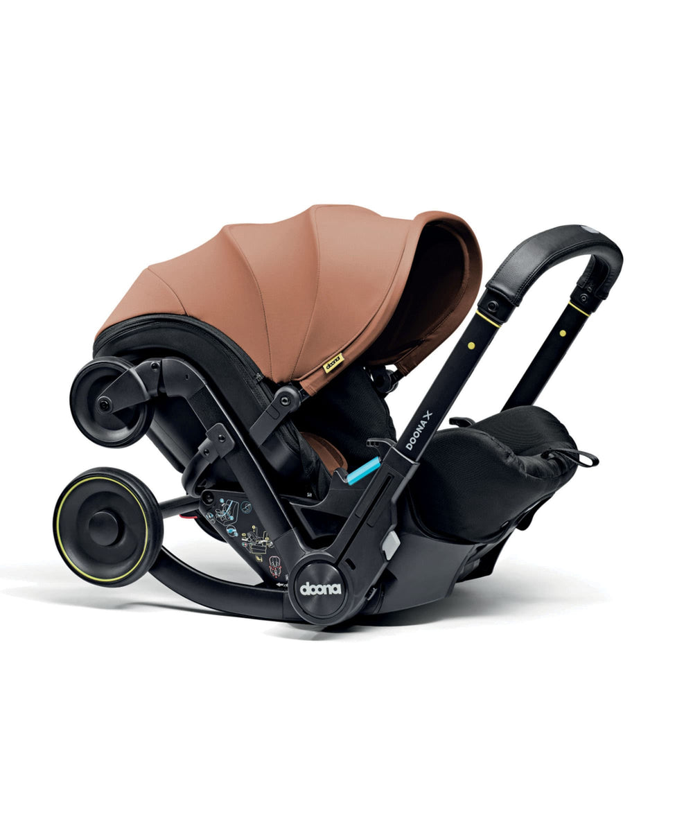 Doona Baby Car Seats Doona X Car Seat &amp; Stroller Dusty Sage with ISOFIX Base - Terracotta