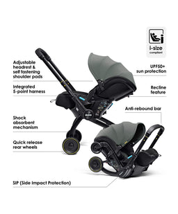 Doona Baby Car Seats Doona X Car Seat & Stroller – Slate Green