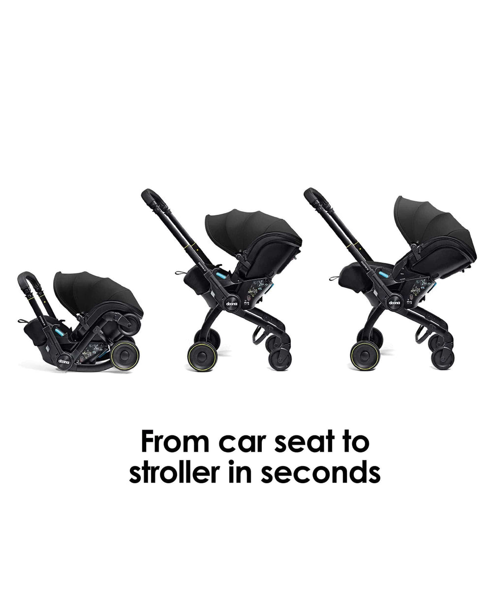Doona Doona X Car Seat with Stroller &amp; Base - Nitro Black