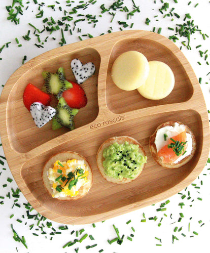 Eco Rascals Baby Weaning Eco Rascals Toddler Plate - Grey