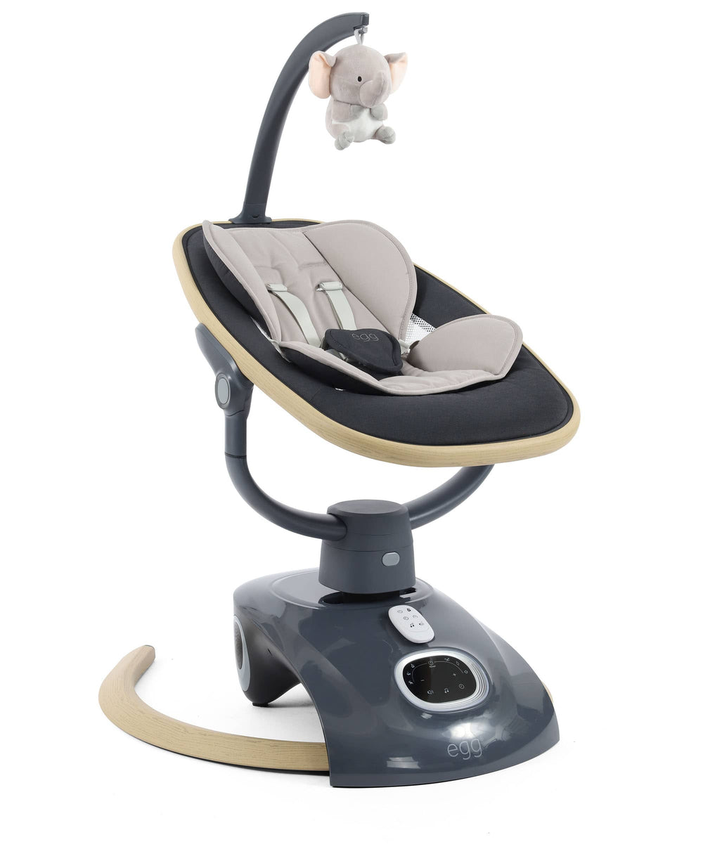 Egg (BabyStyle) Egg Smart Motion Rocker Carbonite - Grey