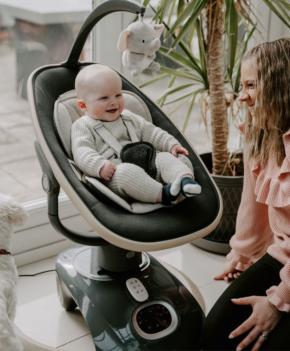 Egg (BabyStyle) Egg Smart Motion Rocker Carbonite - Mink